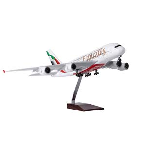 AIRBUS A380 EMIRATES / ЭЙРБАС А380 ЭМИРЭЙТС (С ПОДСВЕТКОЙ САЛОНА/ДЛИНА 47 СМ) — фото 4