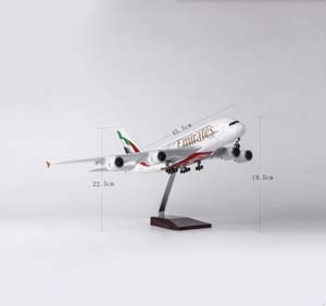 AIRBUS A380 EMIRATES / ЭЙРБАС А380 ЭМИРЭЙТС (С ПОДСВЕТКОЙ САЛОНА/ДЛИНА 47 СМ) — фото 6
