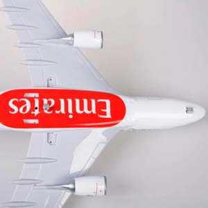 AIRBUS A380 EMIRATES / ЭЙРБАС А380 ЭМИРЭЙТС (С ПОДСВЕТКОЙ САЛОНА/ДЛИНА 47 СМ) — фото 9