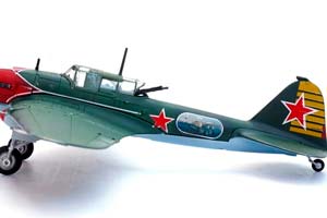 ИЛЬЮШИН -2 ШТУРМОВИК ВВС СССР КРАСНЫЙ НОС (ДЛИНА 16 СМ) — фото 6