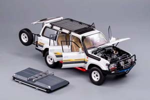 TOYOTA LAND CRUISER 80 ADVENTURE (1990-1997) WHITE / ТОЙОТА ЛЭНДКРУЗЕР 80 (С ЛЕСТНИЦЕЙ И БАГАЖНИКОМ) БЕЛЫЙ — фото 3