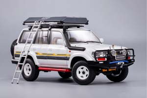 TOYOTA LAND CRUISER 80 ADVENTURE (1990-1997) WHITE / ТОЙОТА ЛЭНДКРУЗЕР 80 (С ЛЕСТНИЦЕЙ И БАГАЖНИКОМ) БЕЛЫЙ — фото 8