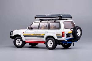 TOYOTA LAND CRUISER 80 ADVENTURE (1990-1997) WHITE / ТОЙОТА ЛЭНДКРУЗЕР 80 (С ЛЕСТНИЦЕЙ И БАГАЖНИКОМ) БЕЛЫЙ — фото 2