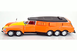 CITROEN DS PLR MICHELIN TESTCAR MILLE PATTES 1972 ORANGE YELLOW BLACK — фото 3