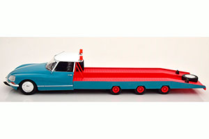 CITROEN DS TISSIER CAR TRANSPORTER 1970 BLUE RED MODELCAR CITROEN DS 19 NOT INCLUDED — фото 7