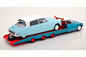 CITROEN DS TISSIER CAR TRANSPORTER 1970 BLUE RED MODELCAR CITROEN DS 19 NOT INCLUDED — фото 9