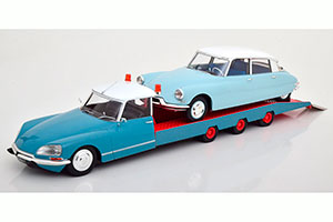 CITROEN DS TISSIER CAR TRANSPORTER 1970 BLUE RED MODELCAR CITROEN DS 19 NOT INCLUDED — фото 10