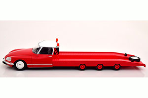 CITROEN DS TISSIER CAR TRANSPORTER 1970 RED WHITE MODELCAR CITROEN DS 19 NOT INCLUDED — фото 3