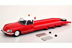 CITROEN DS TISSIER CAR TRANSPORTER 1970 RED WHITE MODELCAR CITROEN DS 19 NOT INCLUDED — фото 2