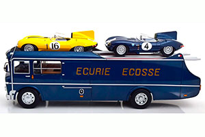 COMMER TS3 TEAM TRANSPORTER ECURIE ECOSSE 1959 BLUE/SILVER / КОММЕР ТРАНСПОРТЕР КОМАНДЫ ЯГУАР (МОДЕЛИ В КУЗОВЕ В КОМПЛЕКТ НЕ ВХОДЯТ) — фото 8