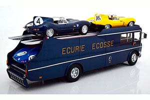 COMMER TS3 TEAM TRANSPORTER ECURIE ECOSSE 1959 BLUE/SILVER / КОММЕР ТРАНСПОРТЕР КОМАНДЫ ЯГУАР (МОДЕЛИ В КУЗОВЕ В КОМПЛЕКТ НЕ ВХОДЯТ) — фото 9