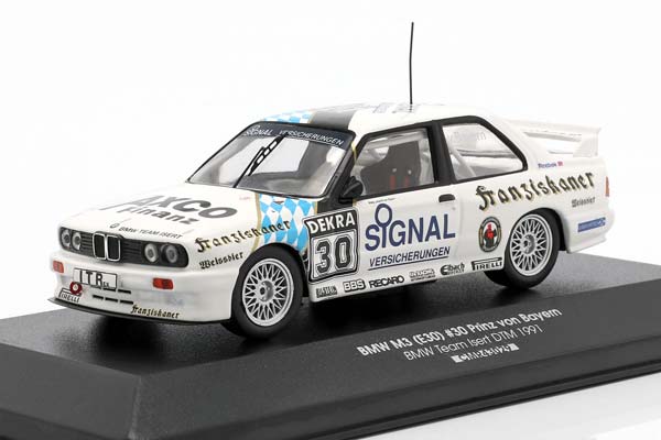 BMW E30 M3 SPORT EVOLUTION DTM PRINZ VON BAYERN 1991 #30 WHITE