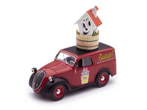 FIAT 500 FURGONCINO BUTASOL 1949 КРАСНЫЙ С ЧЕРНЫМ
