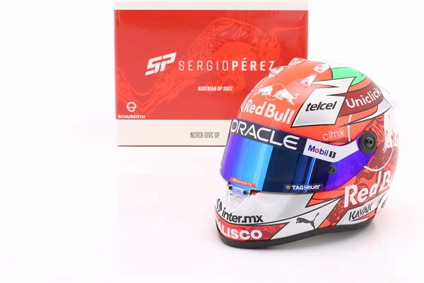 RED BULL RACING #11 AUSTRIA GP FORMULA 1 2022 HELM SCHUBERTH SERGIO PEREZ / РЕД БУЛЛ АУСТРИА ГРАН-ПРИ ФОРМУЛА-1 ХЕЛМ ШУБЕРТ СЕРГИО ПЕРЕЗ — фото 3