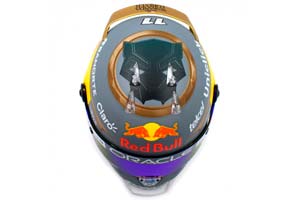 HELMET SERGIO PEREZ BRAZIL GP 2022 / ШЛЕМ СЕРХИО ПЕРЕСА ГРАНПРИ БРАЗИЛИИ — фото 7