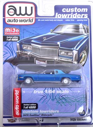 CADILLAC ELDORADO 1975 BLUEMETALLIC GREEN (ДЛИНА МОДЕЛИ 6-10 СМ)