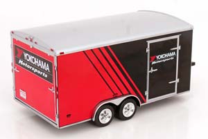 SONSTIGES CAR TRAILER YOKOHAMA MOTORSPORTS BLACK RED SILVER — фото 2
