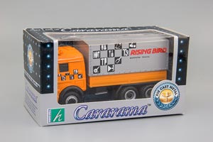 MERCEDES-BENZ SK-SERIES, БОРТОВОЙ С ТЕНТОМ) ОРАНЖЕВЫЙ (ДЛИНА МОДЕЛИ 6-10 СМ) — фото 3