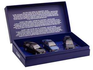 FORD: SIERRA RS ЧЕРНЫЙ И SAPPHIRE RS СИНИЙ, ESCORT MK5 RS COSWORTH ЗЕЛЕНЫЙ НАБОР ИЗ 3Х МОДЕЛЕЙ — фото 26