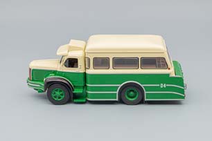 BERLIET GML10 АВТОБУС 1965 ЗЕЛЕНЫЙ С БЕЖЕВЫМ — фото 4