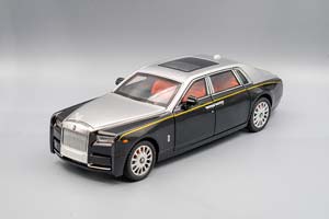 ROLLS-ROYCE PHANTOM, ЧЁРНЫЙ/СЕРЕБРИСТЫЙ (БЕЗ УПАКОВКИ)