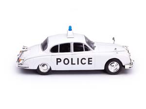 JAGUAR MK II 1959 UK POLICE ПОЛИЦИЯ ВЕЛИКОБРИТАНИИ БЕЛЫЙ (В ПРОЗРАЧНОМ ПЛАСТИКОВОМ БОКСЕ) — фото 5