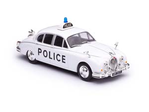 JAGUAR MK II 1959 UK POLICE ПОЛИЦИЯ ВЕЛИКОБРИТАНИИ БЕЛЫЙ (В ПРОЗРАЧНОМ ПЛАСТИКОВОМ БОКСЕ) — фото 6