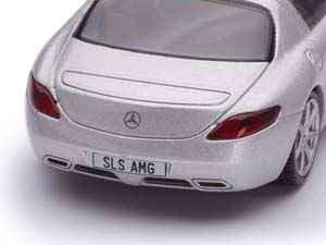 MERCEDES-BENZ SLS AMG СЕРЕБРИСТЫЙ (БЕЗ ЖУРНАЛА) — фото 9