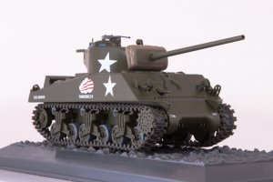 TANK PANZER SHERMAN M4A3 76MM USA 1944 (USSR RUSSIA) | M4A3 (76MM) SHERMAN (США) ТАНКИ. ЛЕГЕНДЫ ОТЕЧЕСТВЕННОЙ БРОНЕТЕХНИКИ #19 — фото 3