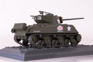 TANK PANZER SHERMAN M4A3 76MM USA 1944 (USSR RUSSIA) | M4A3 (76MM) SHERMAN (США) ТАНКИ. ЛЕГЕНДЫ ОТЕЧЕСТВЕННОЙ БРОНЕТЕХНИКИ #19 — фото 2