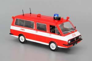 RAF / РАФ 22034 ПОЖАРНЫЙ 1980 КРАСНЫЙ (АВТОМОБИЛЬ НА СЛУЖБЕ #12) — фото 3