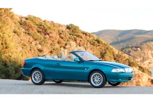 VOLVO C70 CONVERTIBLE 1996 BLUE — фото 9