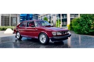 SAAB 99 TURBO 1968 DARK RED — фото 13