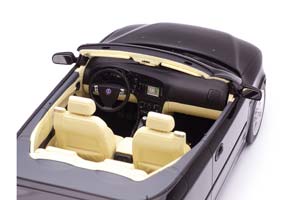 SAAB 9-3 AERO CONVERTIBLE 2005 ЧЕРНЫЙ — фото 3