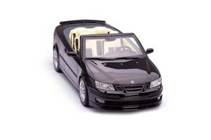 SAAB 9-3 AERO CONVERTIBLE 2005 ЧЕРНЫЙ — фото 6