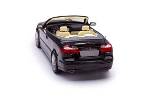 SAAB 9-3 AERO CONVERTIBLE 2005 ЧЕРНЫЙ — фото 7
