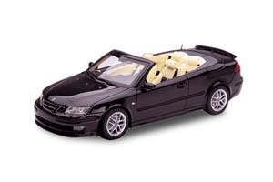 SAAB 9-3 AERO CONVERTIBLE 2005 ЧЕРНЫЙ — фото 1