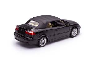 SAAB 9-3 AERO CONVERTIBLE 2005 ЧЕРНЫЙ — фото 2
