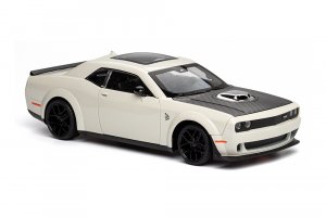 DODGE CHALLENGER SRT HELLCAT WIDEBODY 2023 WHITE / ДОДЖ ЧЕЛЕНДЖЕР БЕЛЫЙ (ДЛИНА 25 СМ БЕЗ КОРОБКИ) — фото 7