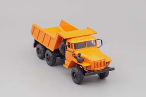 УРАЛЬСКИЙ ГРУЗОВИК 55571 САМОСВАЛ, ОРАНЖЕВЫЙ — фото 3