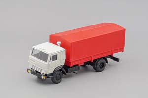 КАМСКИЙ 5325 БОРТОВОЙ С ТЕНТОМ, БЕЛЫЙ/КРАСНЫЙ