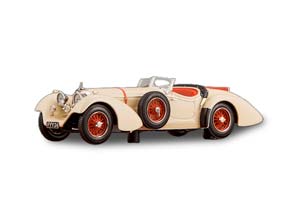 MERCEDES-BENZ SS BY ERDMANN &AMP; ROSSI БЕЖЕВЫЙ С ОПУЩЕННЫМ ВЕРХОМ И ОТКРЫТЫМИ ЗАДНИМИ СИДЕНИЯМИ