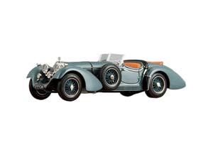 MERCEDES-BENZ SS BY ERDMANN &AMP; ROSSI СЕРЫЙ С ОПУЩЕННЫМ ВЕРХОМ И ОТКРЫТЫМИ ЗАДНИМИ СИДЕНИЯМИ