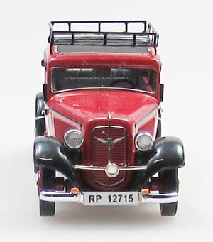 ADLER TRUMPF JUNIOR 2 DOOR SEDAN REICHPOST 1934-41, RED/BLACK — фото 7