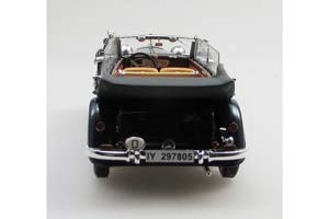 MERCEDES-BENZ 290 (W18) 1933 ДЛИННЫЙ КАБРИОЛЕТ С ОПУЩЕННЫМ ВЕРХОМ / МЕРСЕДЕС-БЕНЦ 290 W18 ЧЕРНЫЙ — фото 8