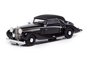 MAYBACH SW38 CABRIOLET A BY SPOHN 1938 CLOSED ROOF BLACK
