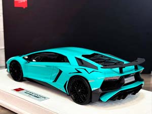 LAMBORGHINI AVENTADOR LP750-4 SV 2015 PEARL MINT GREEN / ЛАМБОРГИНИ АВЕНТАДОР LP750 4 SV ПЕРЛАМУТРОВЫЙ МЯТНО-ЗЕЛЕНЫЙ (ЛИМИТ 23/50) — фото 7