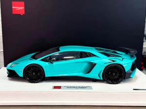 LAMBORGHINI AVENTADOR LP750-4 SV 2015 PEARL MINT GREEN / ЛАМБОРГИНИ АВЕНТАДОР LP750 4 SV ПЕРЛАМУТРОВЫЙ МЯТНО-ЗЕЛЕНЫЙ (ЛИМИТ 23/50) — фото 8
