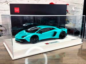 LAMBORGHINI AVENTADOR LP750-4 SV 2015 PEARL MINT GREEN / ЛАМБОРГИНИ АВЕНТАДОР LP750 4 SV ПЕРЛАМУТРОВЫЙ МЯТНО-ЗЕЛЕНЫЙ (ЛИМИТ 23/50) — фото 9