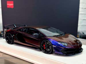 LAMBORGHINI AVENTADOR SVJ 2018 (LEIRION WHEEL) BLU HAL / ЛАМБОРГИНИ АВЕНТАДОР SVJ LEIRION КОЛЕСО BLU HAL (ЛИМИТ 44/80; 43/80) — фото 3